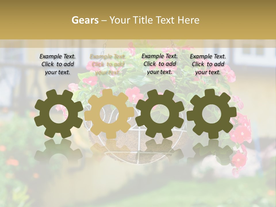 Standing Coastal Caucasian PowerPoint Template