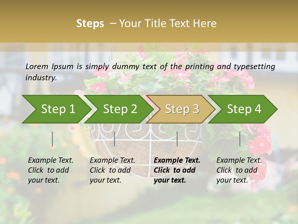 Standing Coastal Caucasian PowerPoint Template