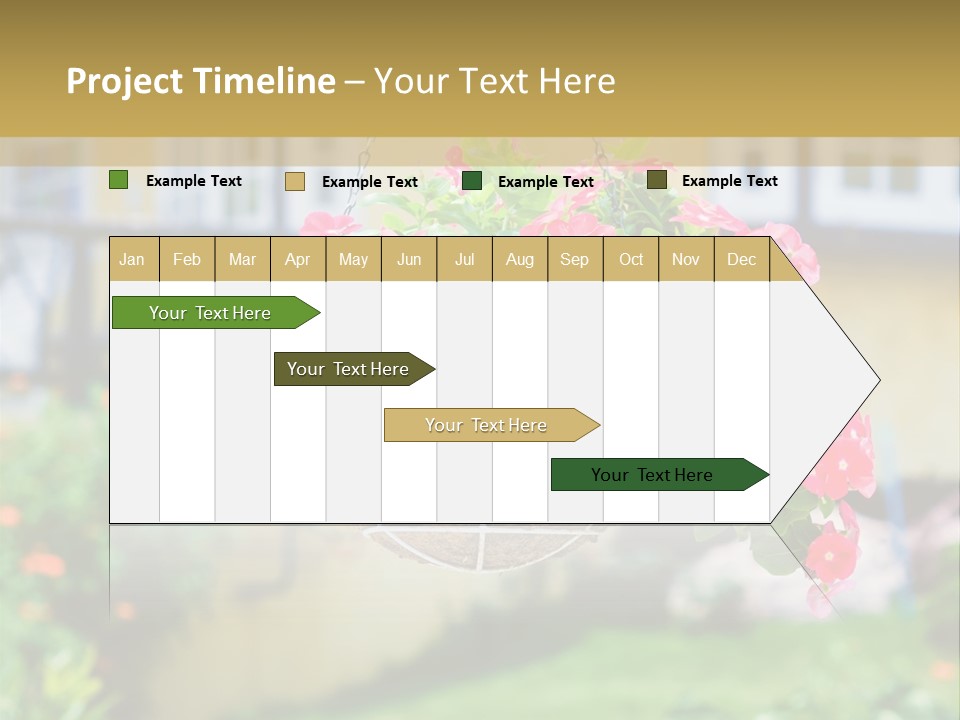 Standing Coastal Caucasian PowerPoint Template