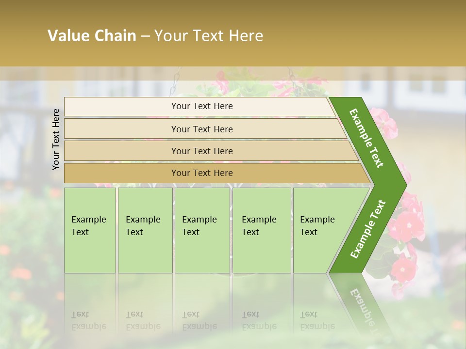 Standing Coastal Caucasian PowerPoint Template