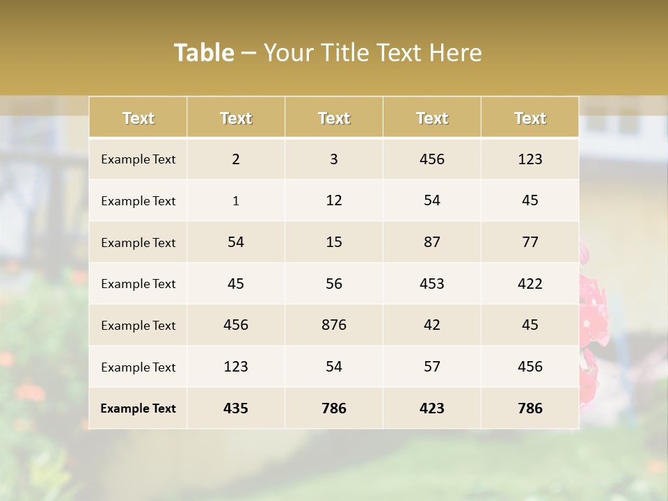 Standing Coastal Caucasian PowerPoint Template