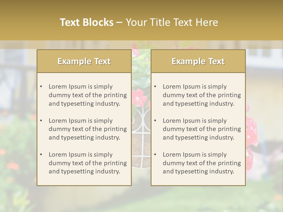 Standing Coastal Caucasian PowerPoint Template