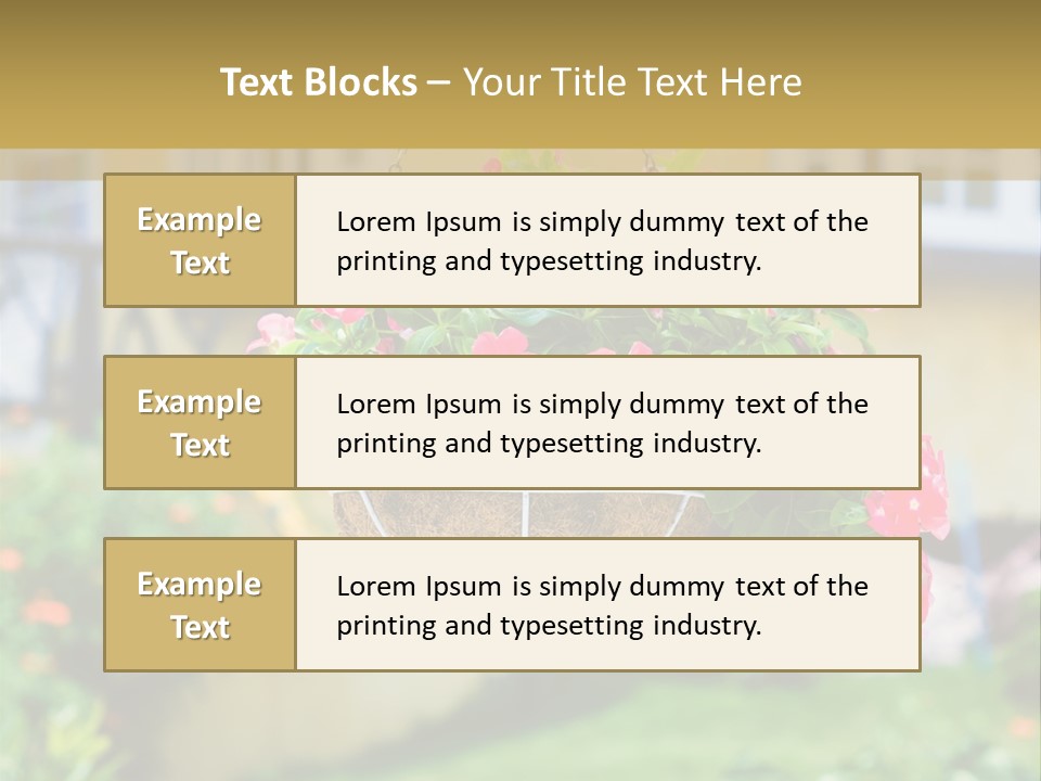 Standing Coastal Caucasian PowerPoint Template