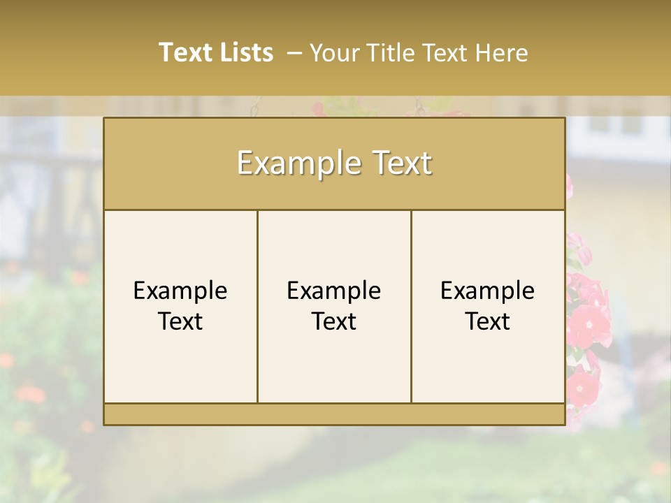 Standing Coastal Caucasian PowerPoint Template