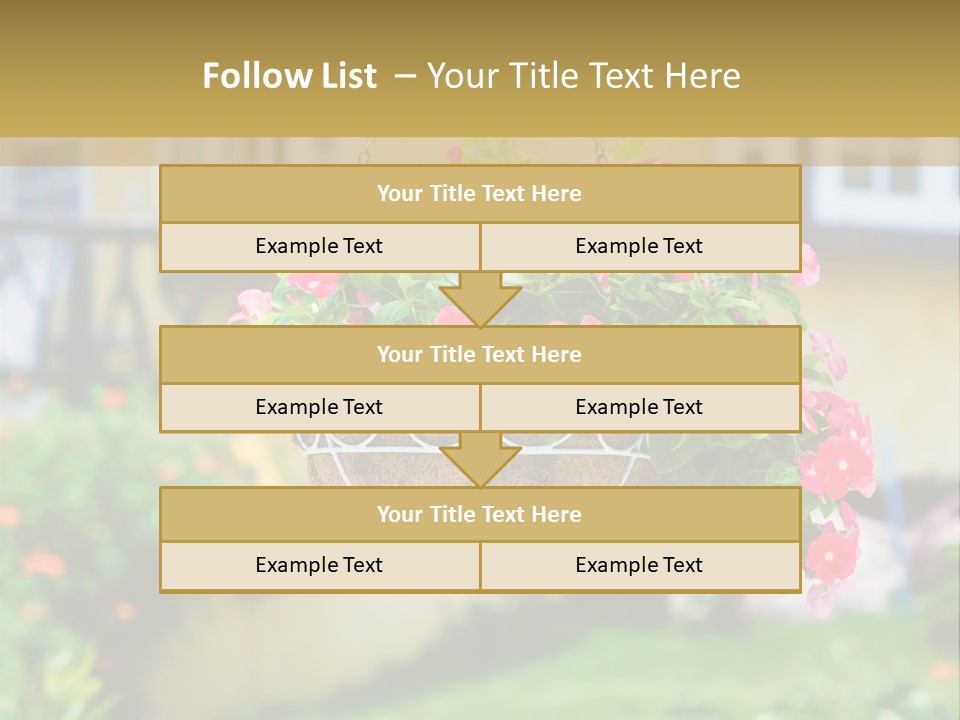 Standing Coastal Caucasian PowerPoint Template
