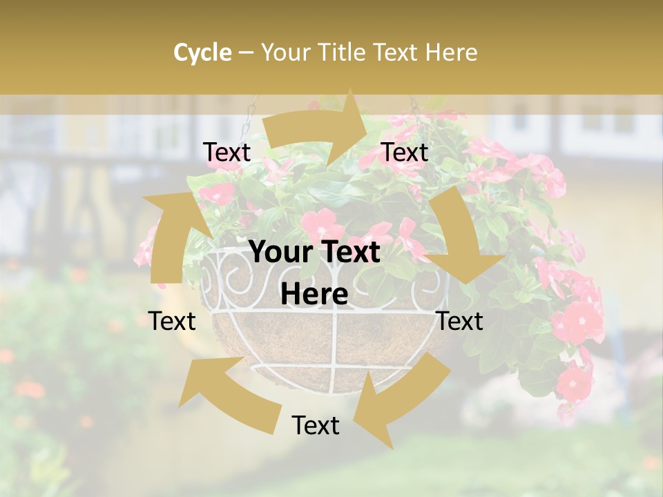 Standing Coastal Caucasian PowerPoint Template