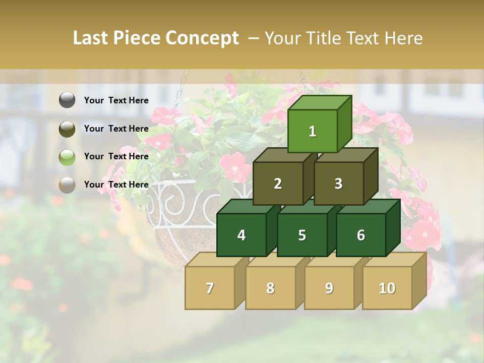 Standing Coastal Caucasian PowerPoint Template