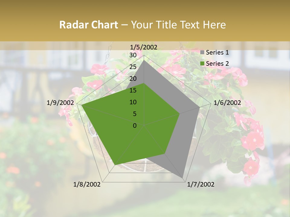 Standing Coastal Caucasian PowerPoint Template