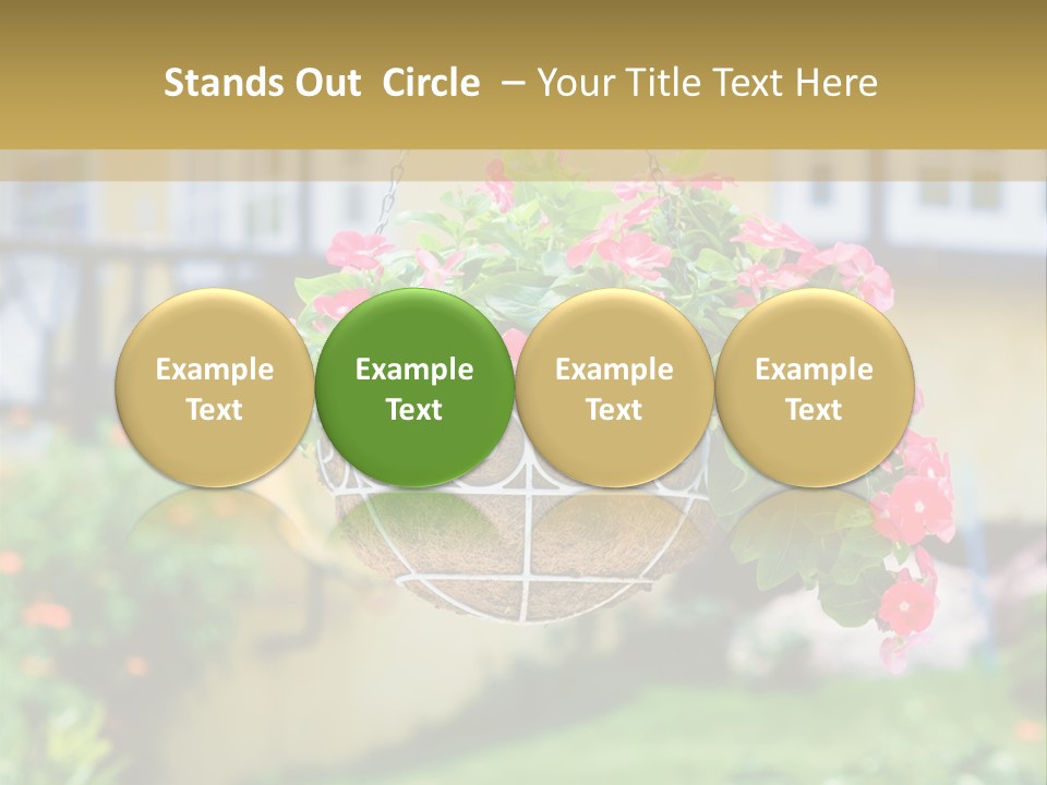 Standing Coastal Caucasian PowerPoint Template