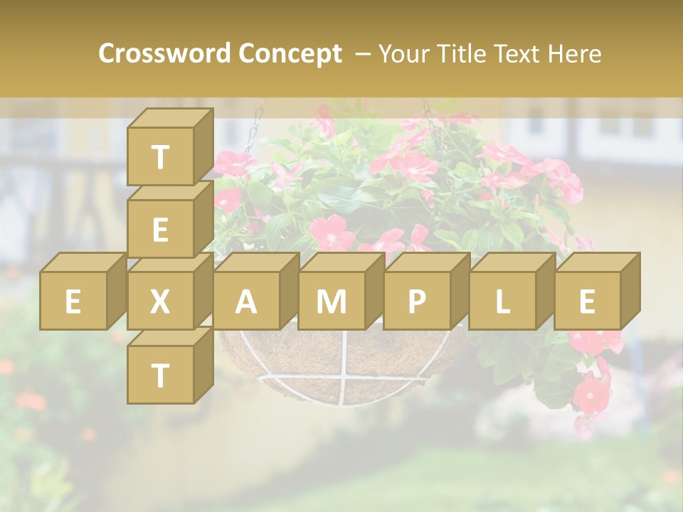 Standing Coastal Caucasian PowerPoint Template