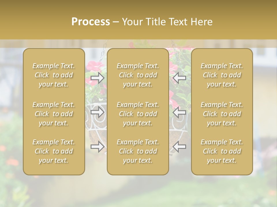 Standing Coastal Caucasian PowerPoint Template