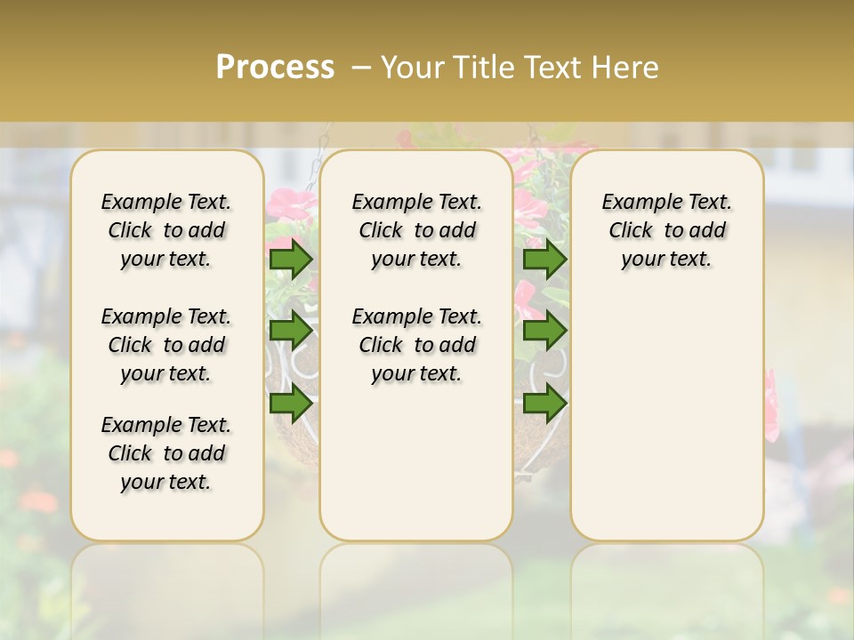 Standing Coastal Caucasian PowerPoint Template