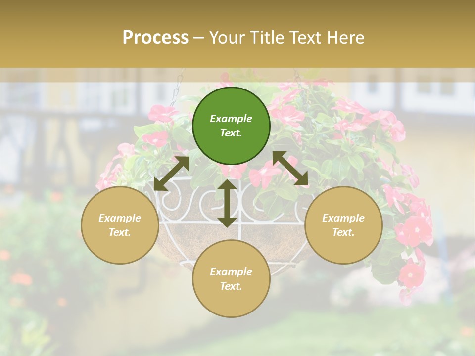 Standing Coastal Caucasian PowerPoint Template