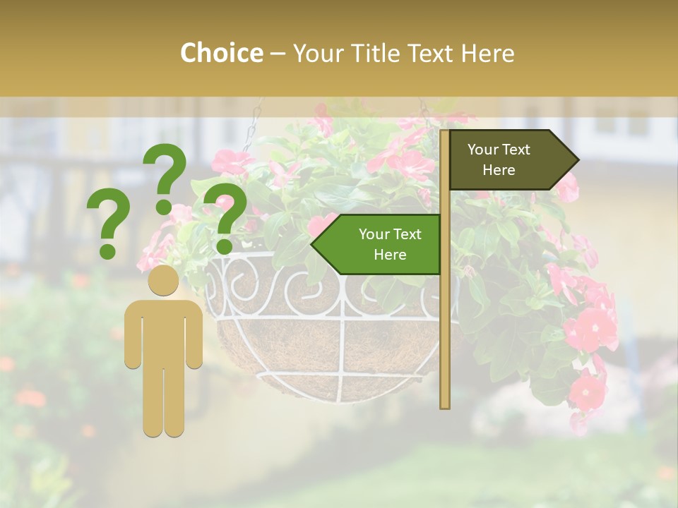 Standing Coastal Caucasian PowerPoint Template