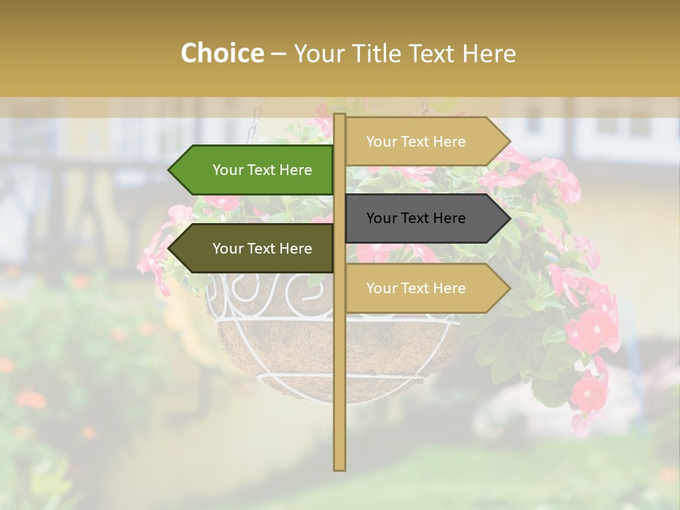 Standing Coastal Caucasian PowerPoint Template