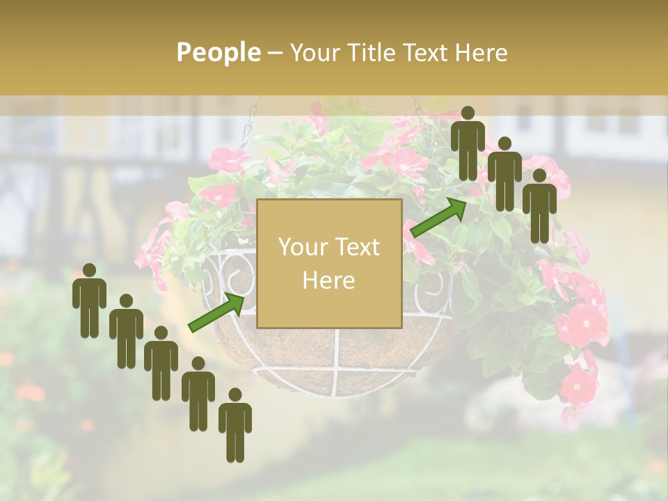 Standing Coastal Caucasian PowerPoint Template