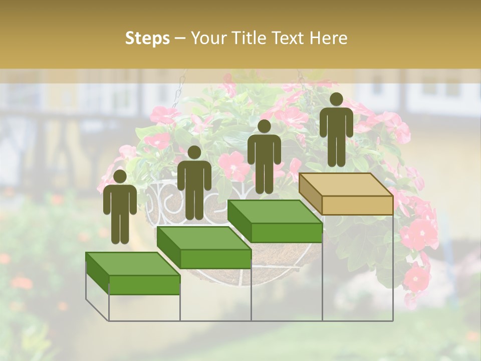 Standing Coastal Caucasian PowerPoint Template