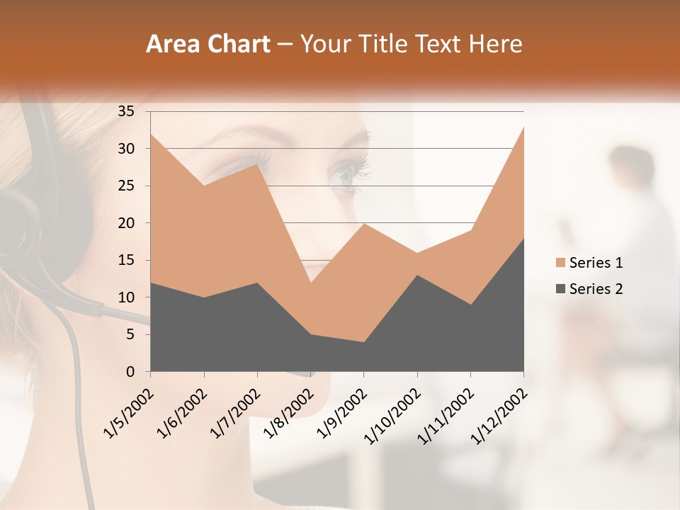 Family Sad Elderly PowerPoint Template