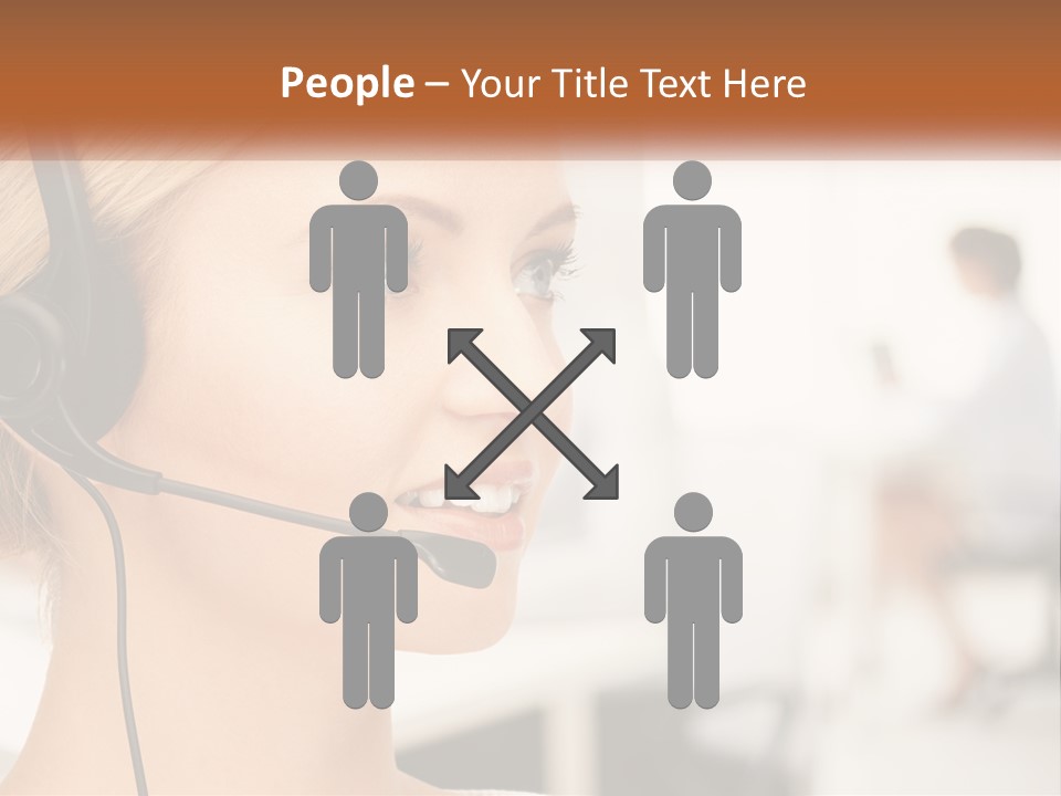 Family Sad Elderly PowerPoint Template