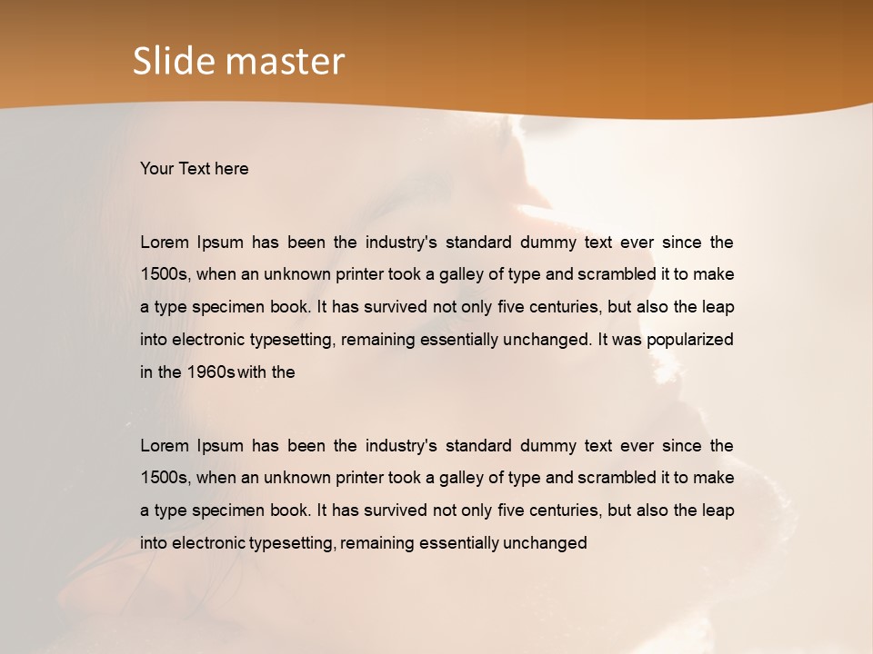 Coast Single Water PowerPoint Template