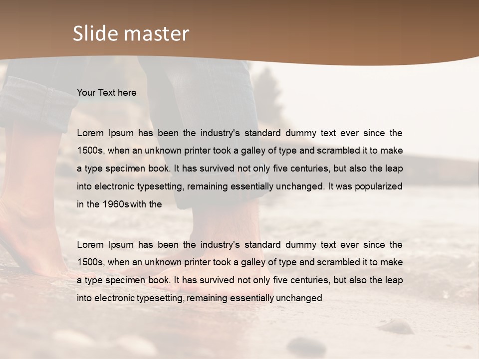 Older Lifestyle Family PowerPoint Template