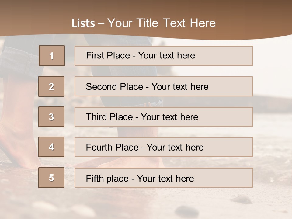 Older Lifestyle Family PowerPoint Template