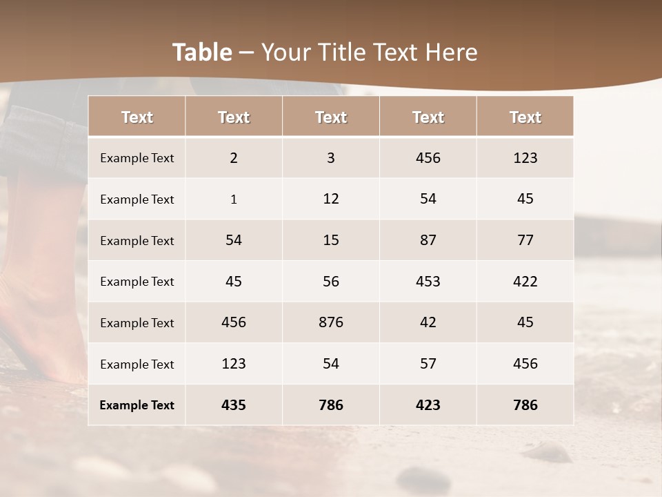 Older Lifestyle Family PowerPoint Template