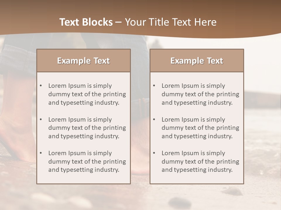 Older Lifestyle Family PowerPoint Template