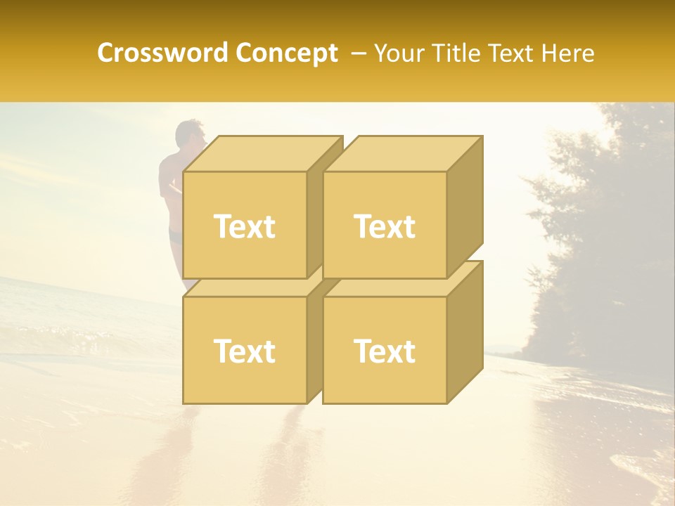 Coastal Sunrise Lifestyle PowerPoint Template