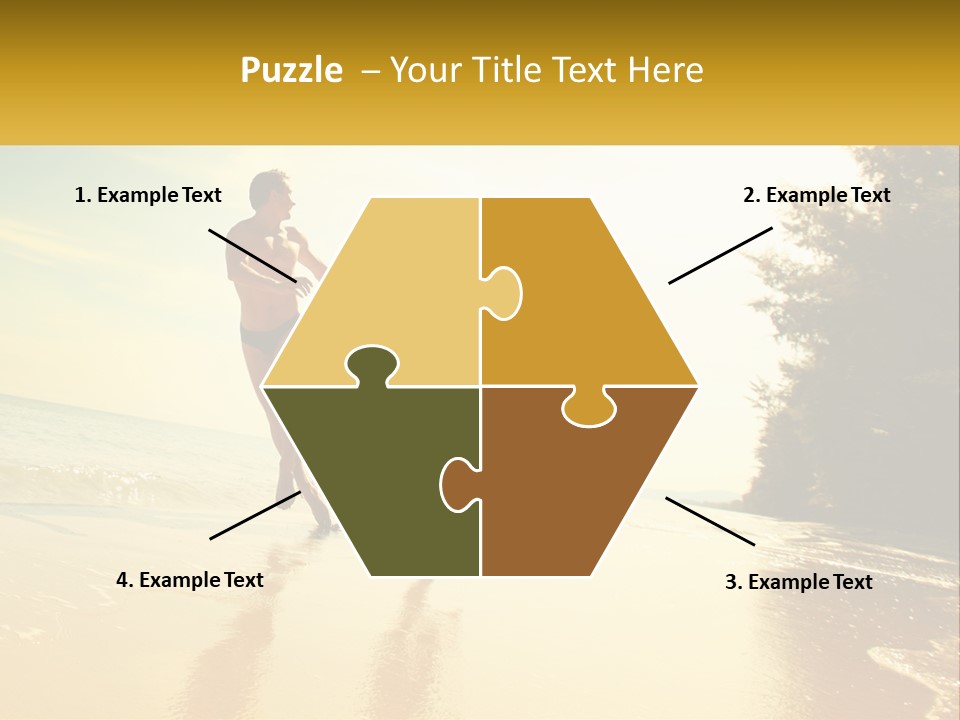 Coastal Sunrise Lifestyle PowerPoint Template