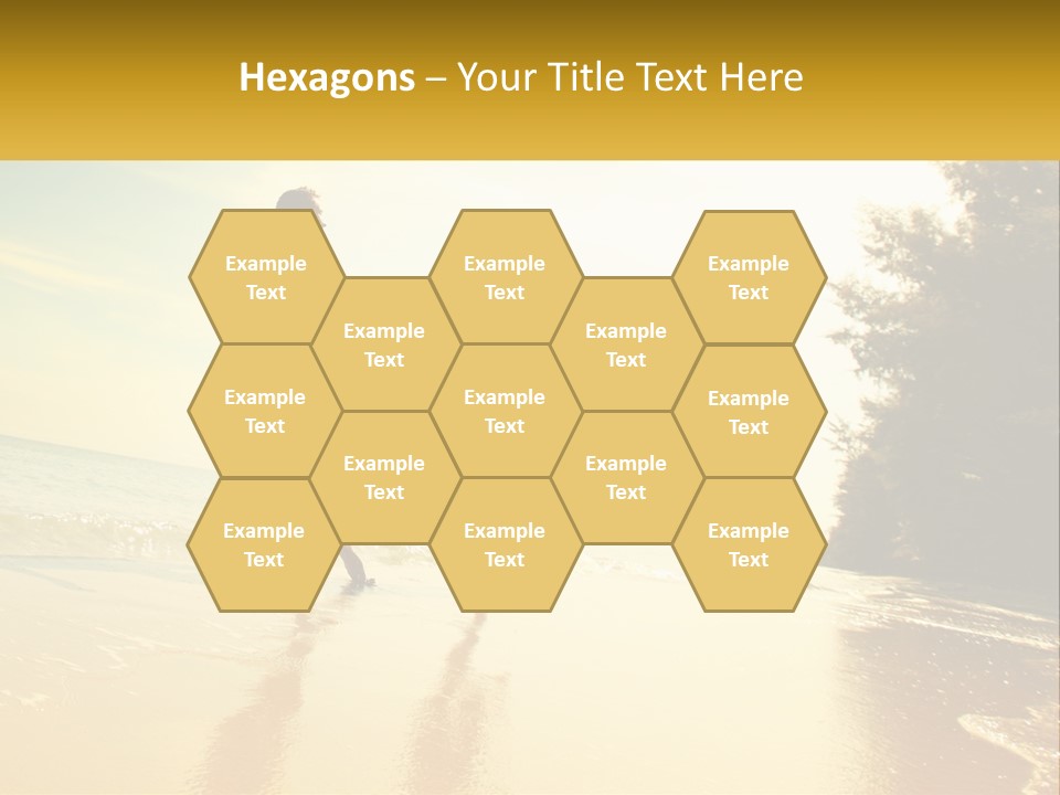 Coastal Sunrise Lifestyle PowerPoint Template