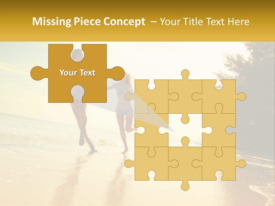 Coastal Sunrise Lifestyle PowerPoint Template