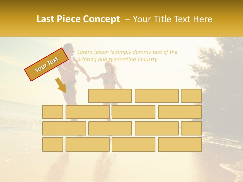 Coastal Sunrise Lifestyle PowerPoint Template
