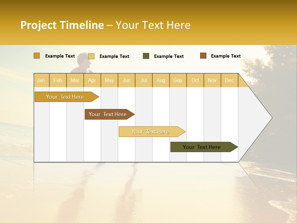 Coastal Sunrise Lifestyle PowerPoint Template