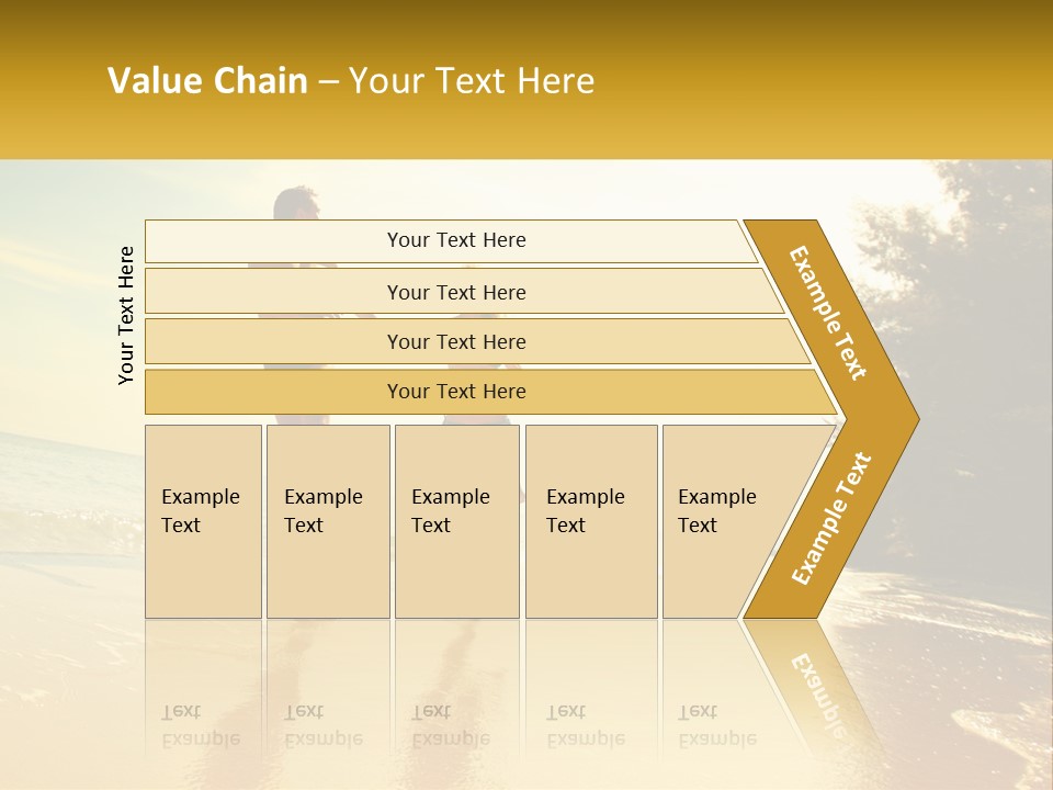 Coastal Sunrise Lifestyle PowerPoint Template