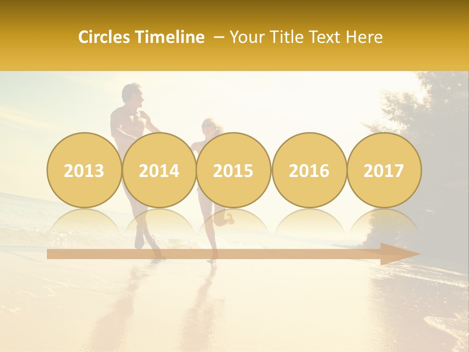 Coastal Sunrise Lifestyle PowerPoint Template