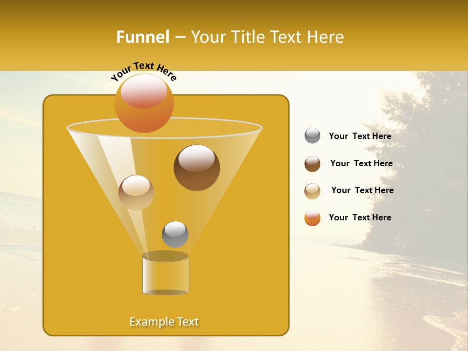 Coastal Sunrise Lifestyle PowerPoint Template