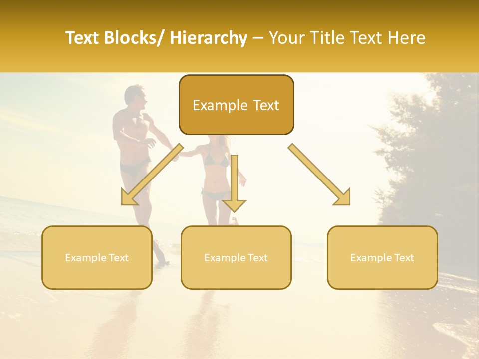 Coastal Sunrise Lifestyle PowerPoint Template