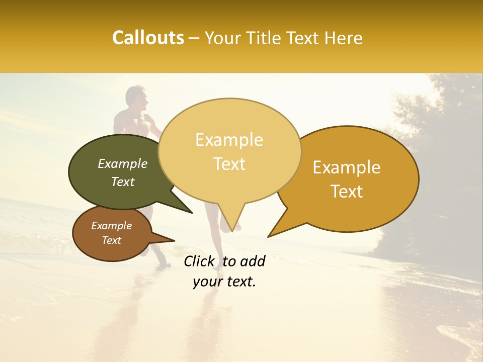 Coastal Sunrise Lifestyle PowerPoint Template
