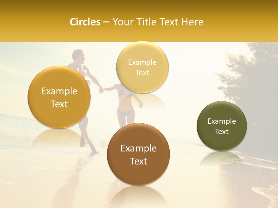 Coastal Sunrise Lifestyle PowerPoint Template