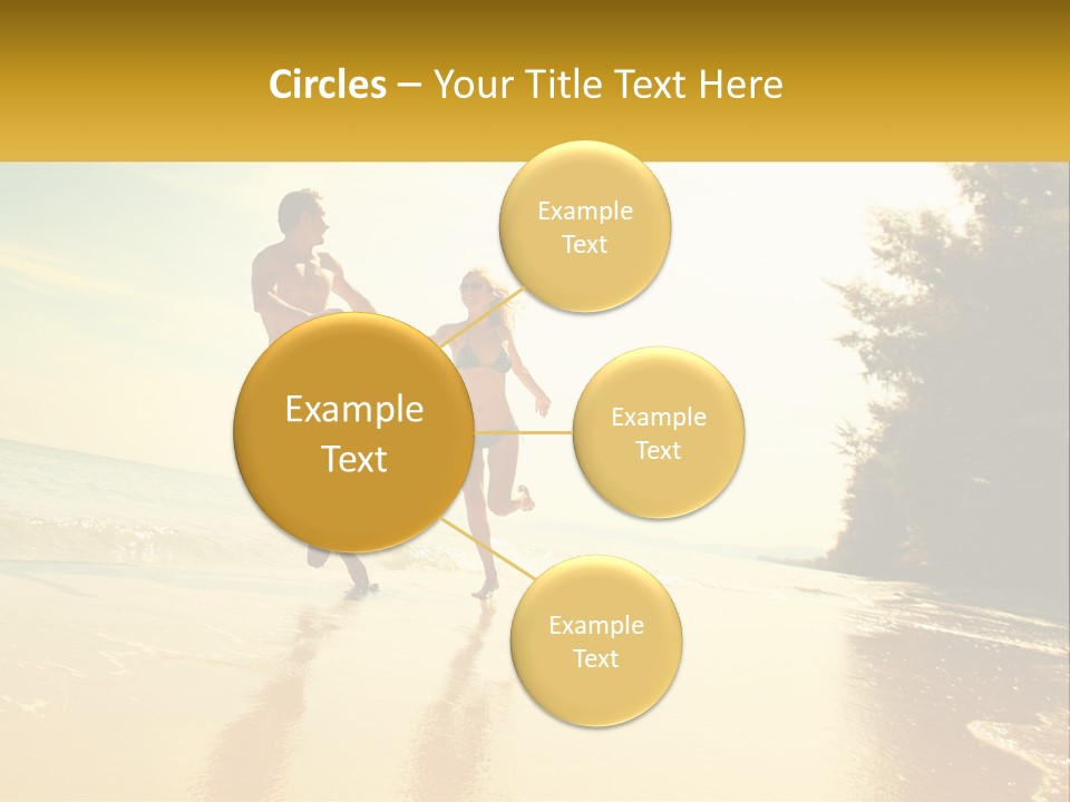 Coastal Sunrise Lifestyle PowerPoint Template