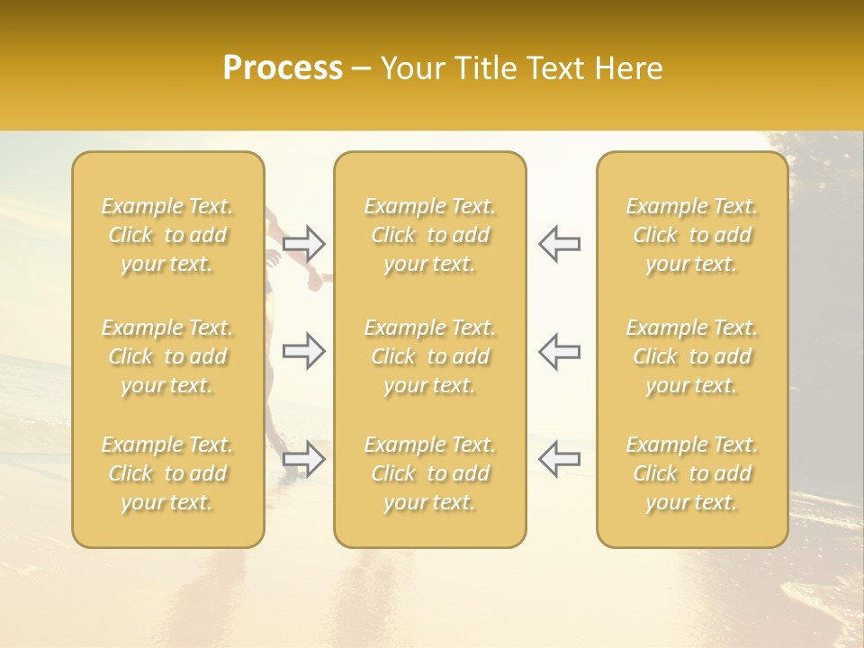 Coastal Sunrise Lifestyle PowerPoint Template