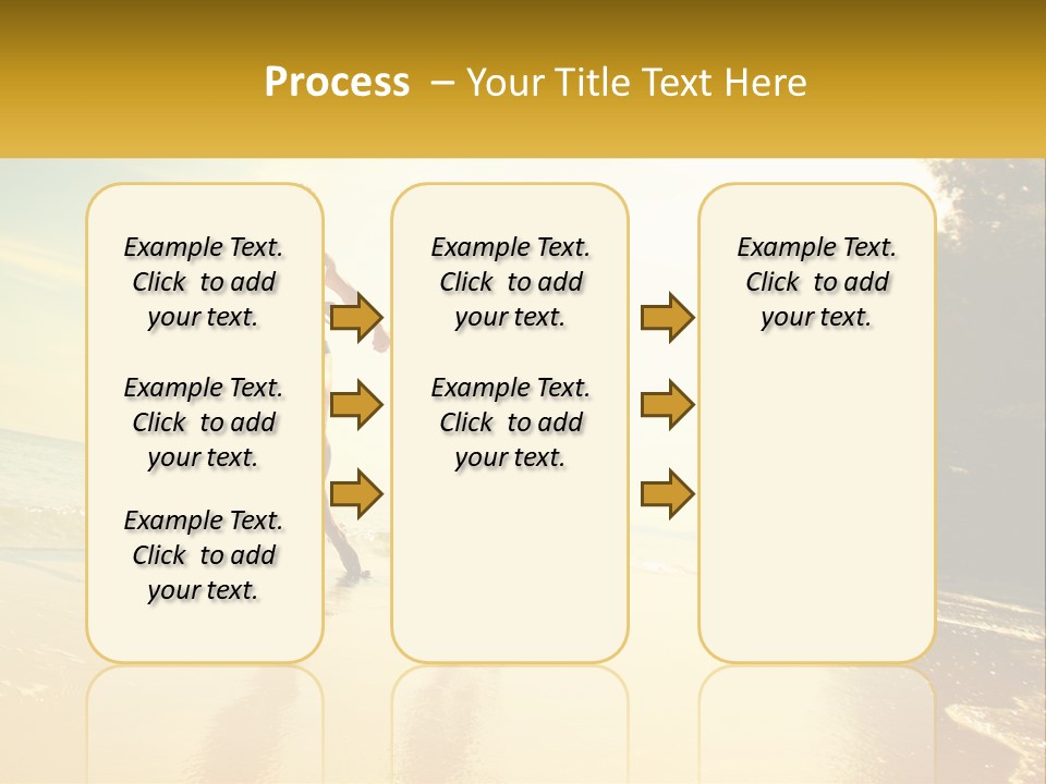 Coastal Sunrise Lifestyle PowerPoint Template