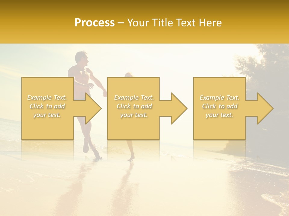 Coastal Sunrise Lifestyle PowerPoint Template