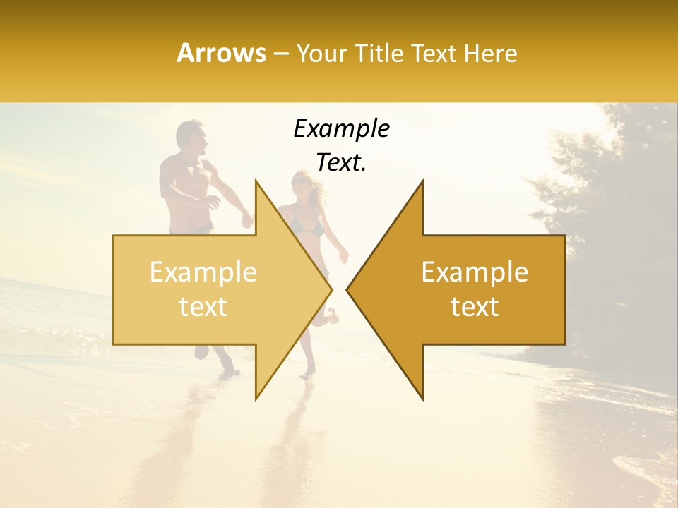 Coastal Sunrise Lifestyle PowerPoint Template