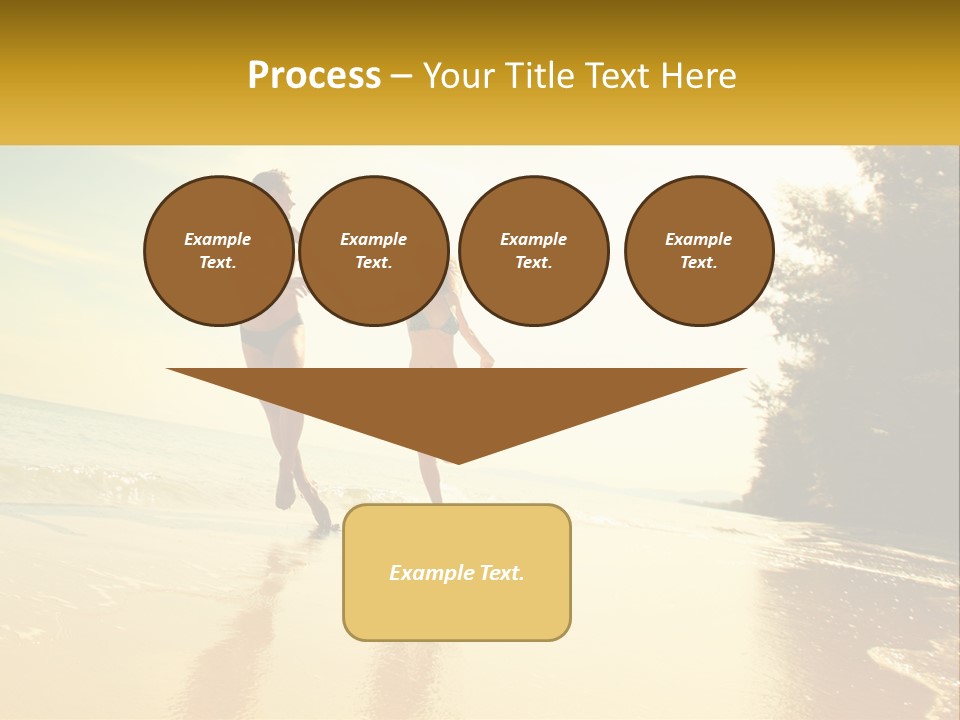 Coastal Sunrise Lifestyle PowerPoint Template