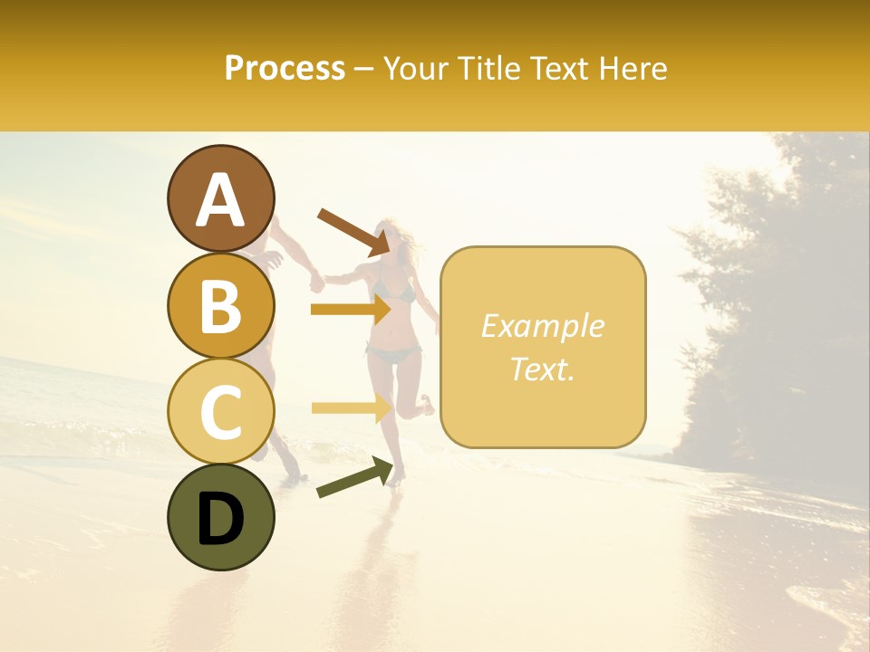 Coastal Sunrise Lifestyle PowerPoint Template