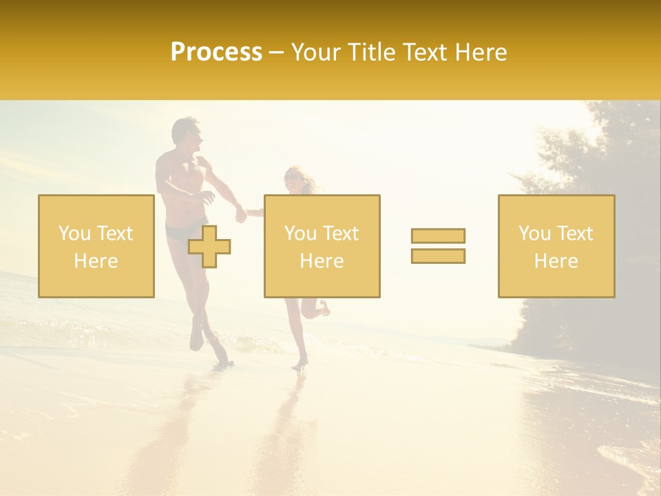 Coastal Sunrise Lifestyle PowerPoint Template