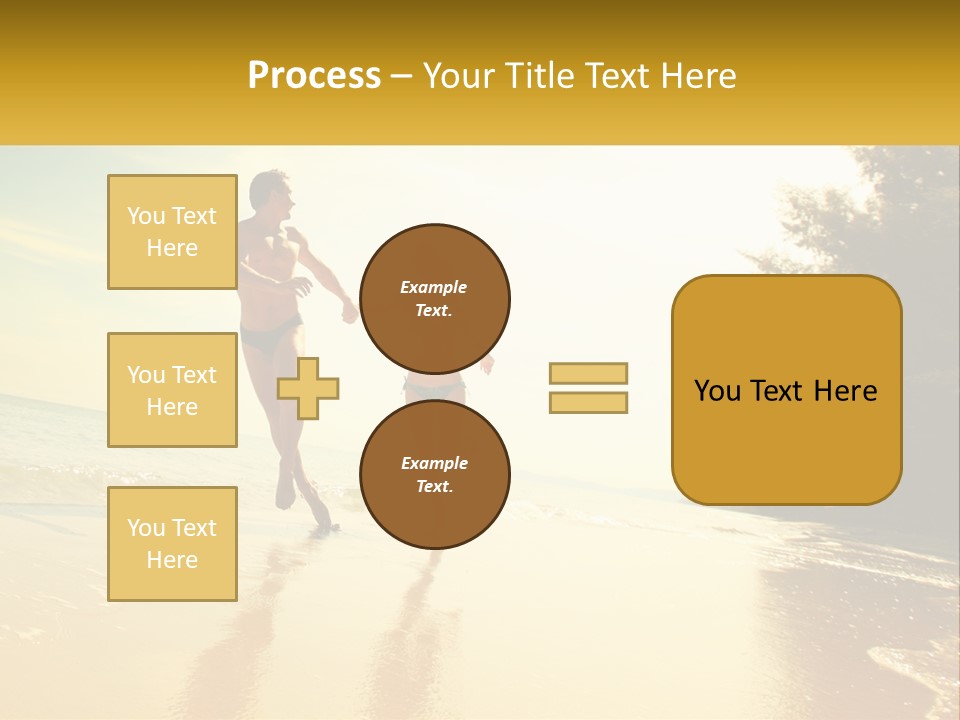 Coastal Sunrise Lifestyle PowerPoint Template