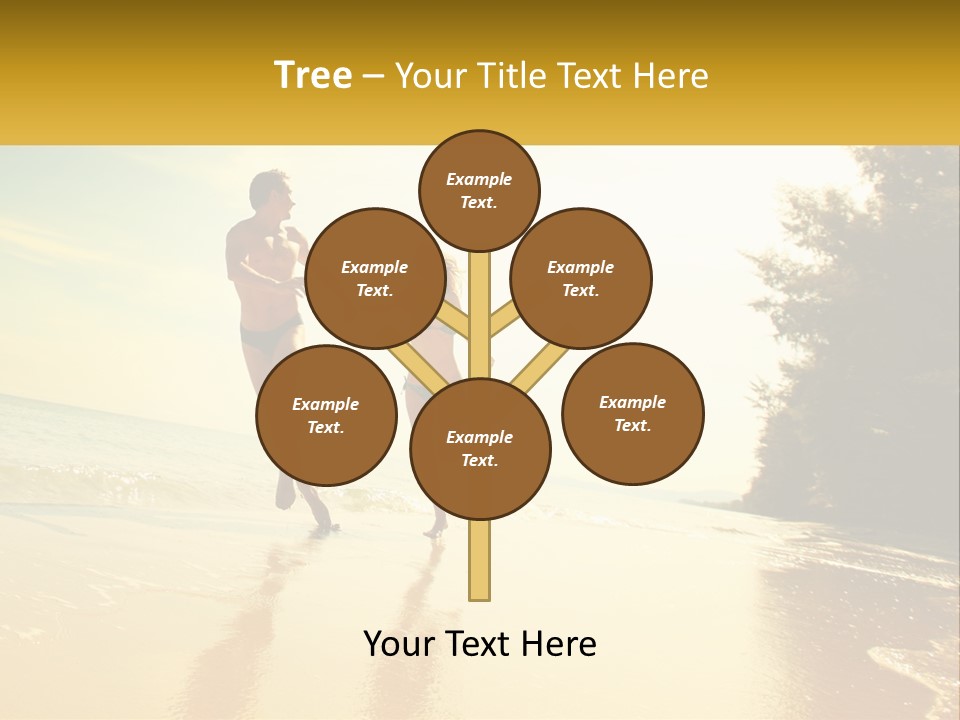 Coastal Sunrise Lifestyle PowerPoint Template